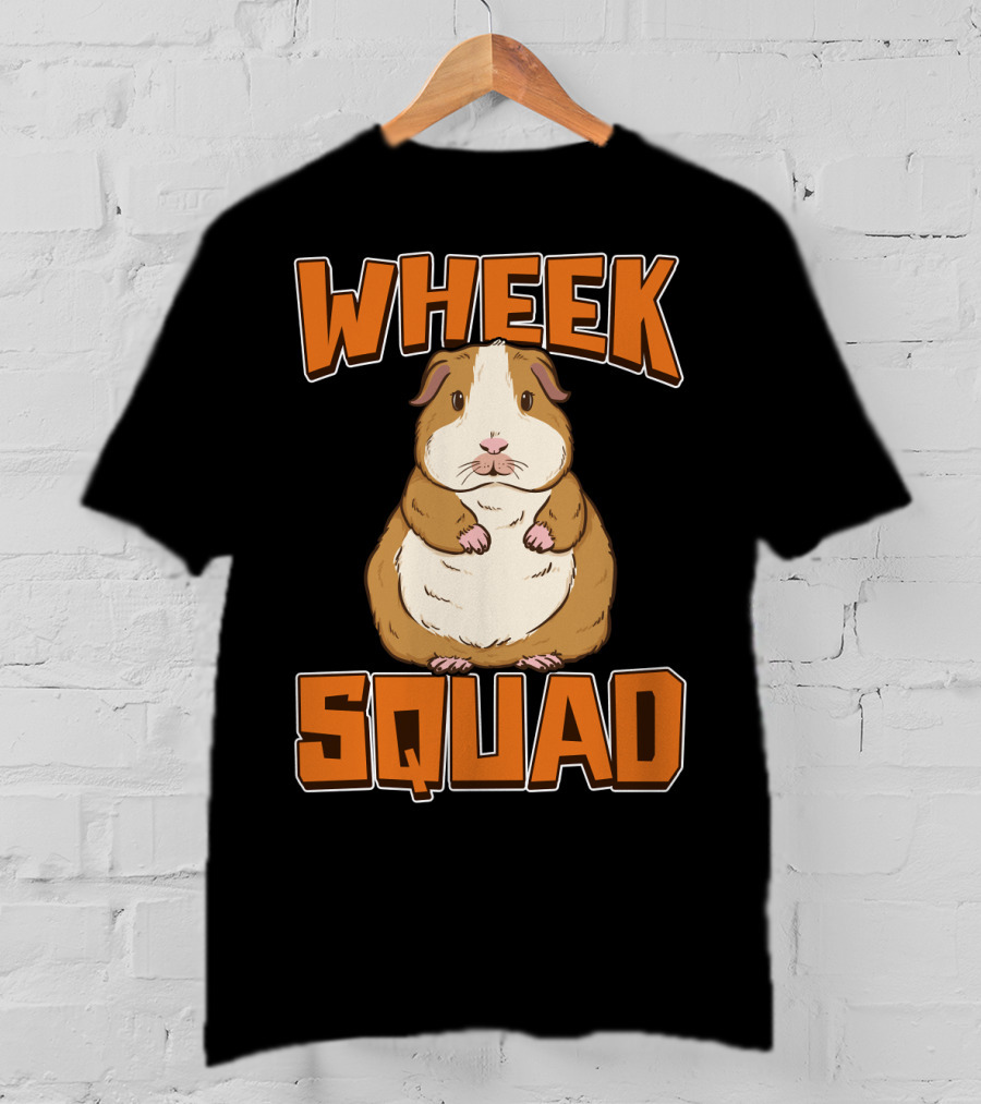 Wheek Squad Guinea Pig Furry Potato Pet Cavy T-Shirt
