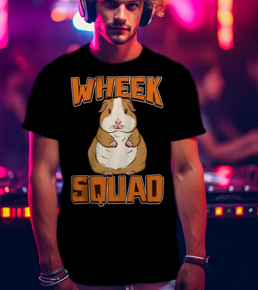 Wheek Squad Guinea Pig Furry Potato Pet Cavy T-Shirt