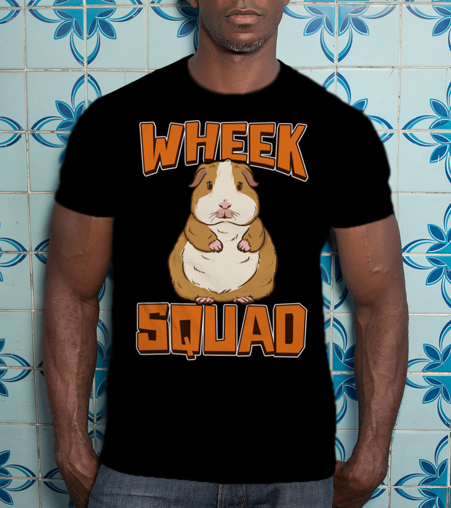 Wheek Squad Guinea Pig Furry Potato Pet Cavy T-Shirt