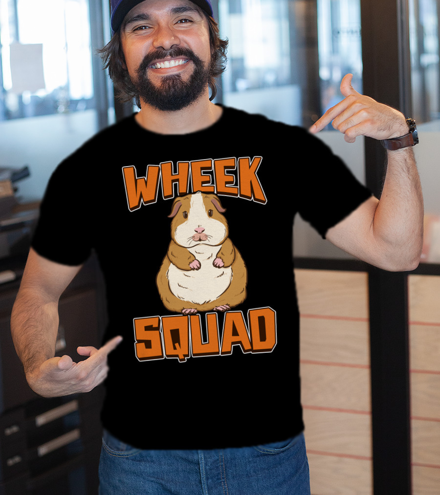 Wheek Squad Guinea Pig Furry Potato Pet Cavy T-Shirt