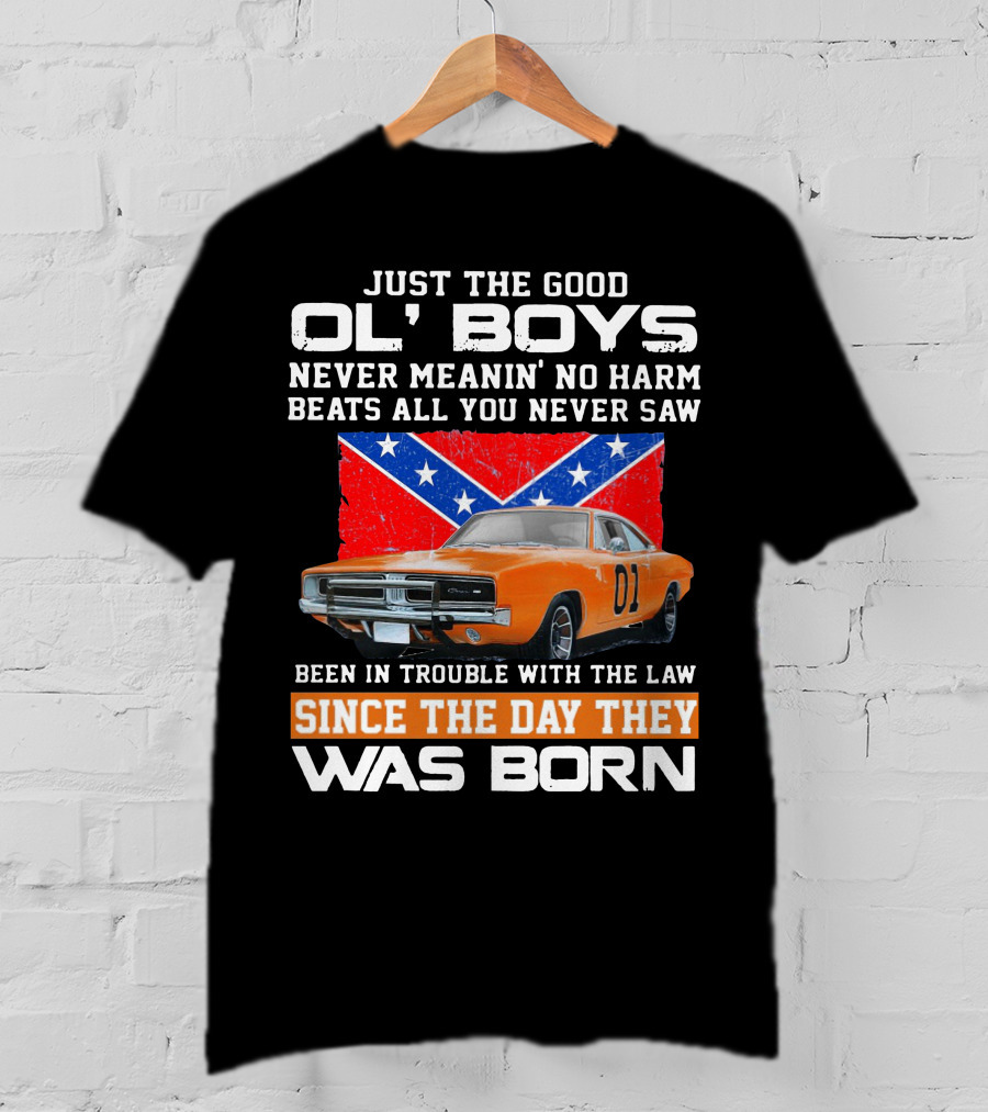Just The Good Ol' Boys Never Meanin' No Harm Been In Trouble With The Law Since The Day They Was Born T-Shirt
