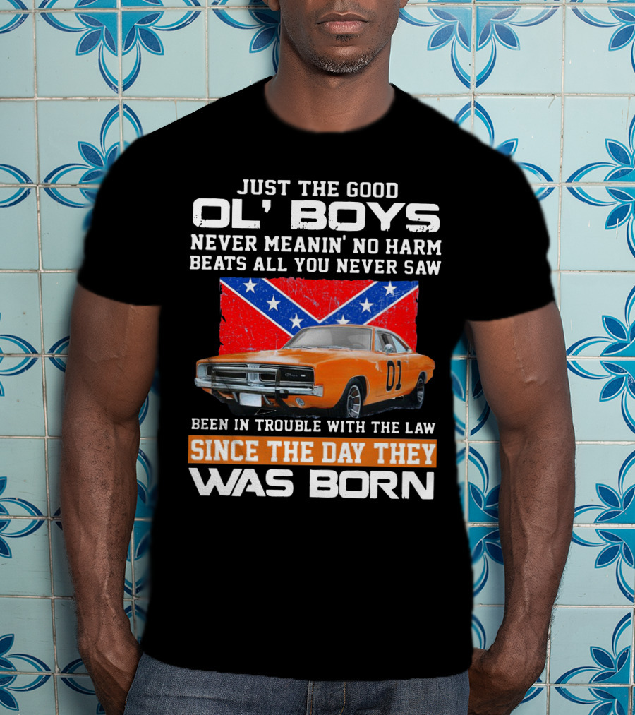 Just The Good Ol' Boys Never Meanin' No Harm Been In Trouble With The Law Since The Day They Was Born T-Shirt