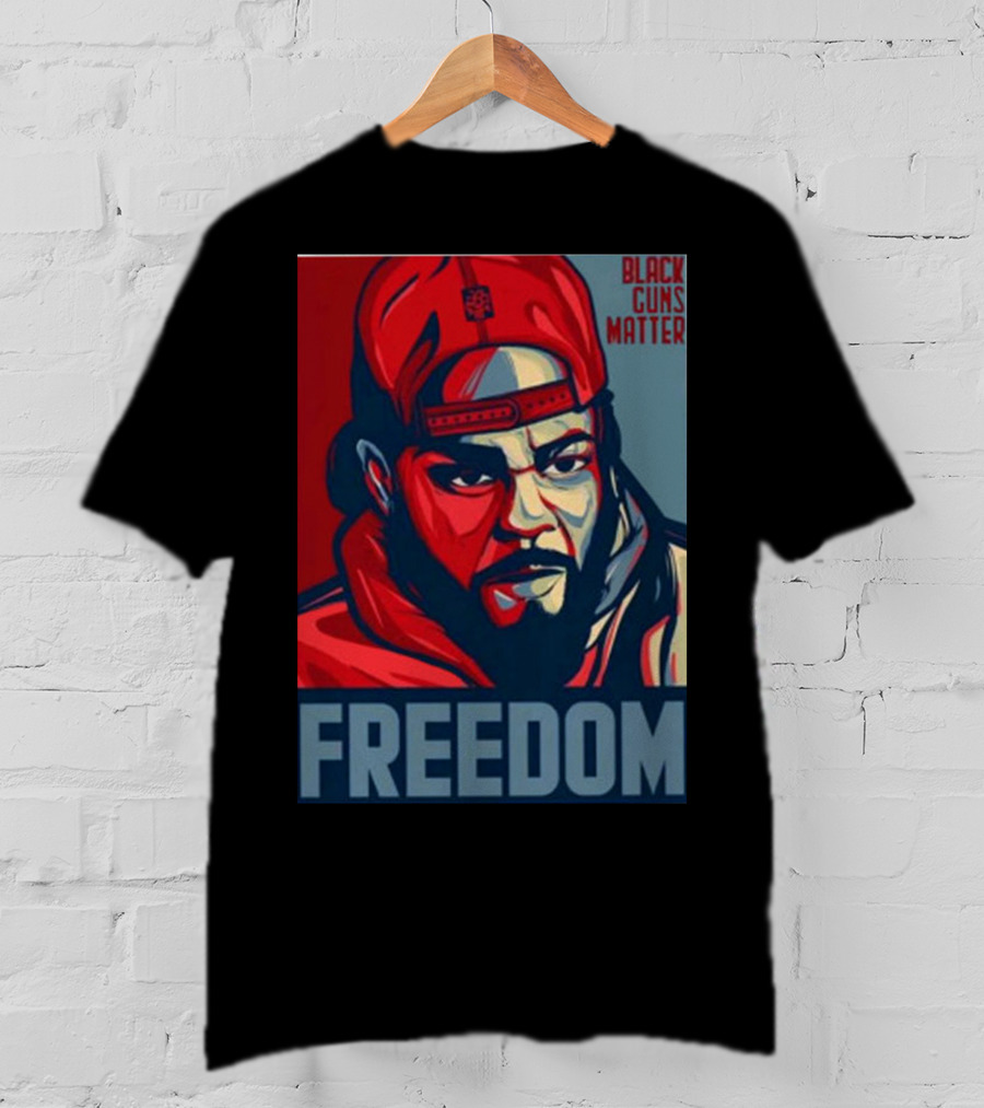 BGM Collectible Black Freedom Black Guns Matter T-Shirt