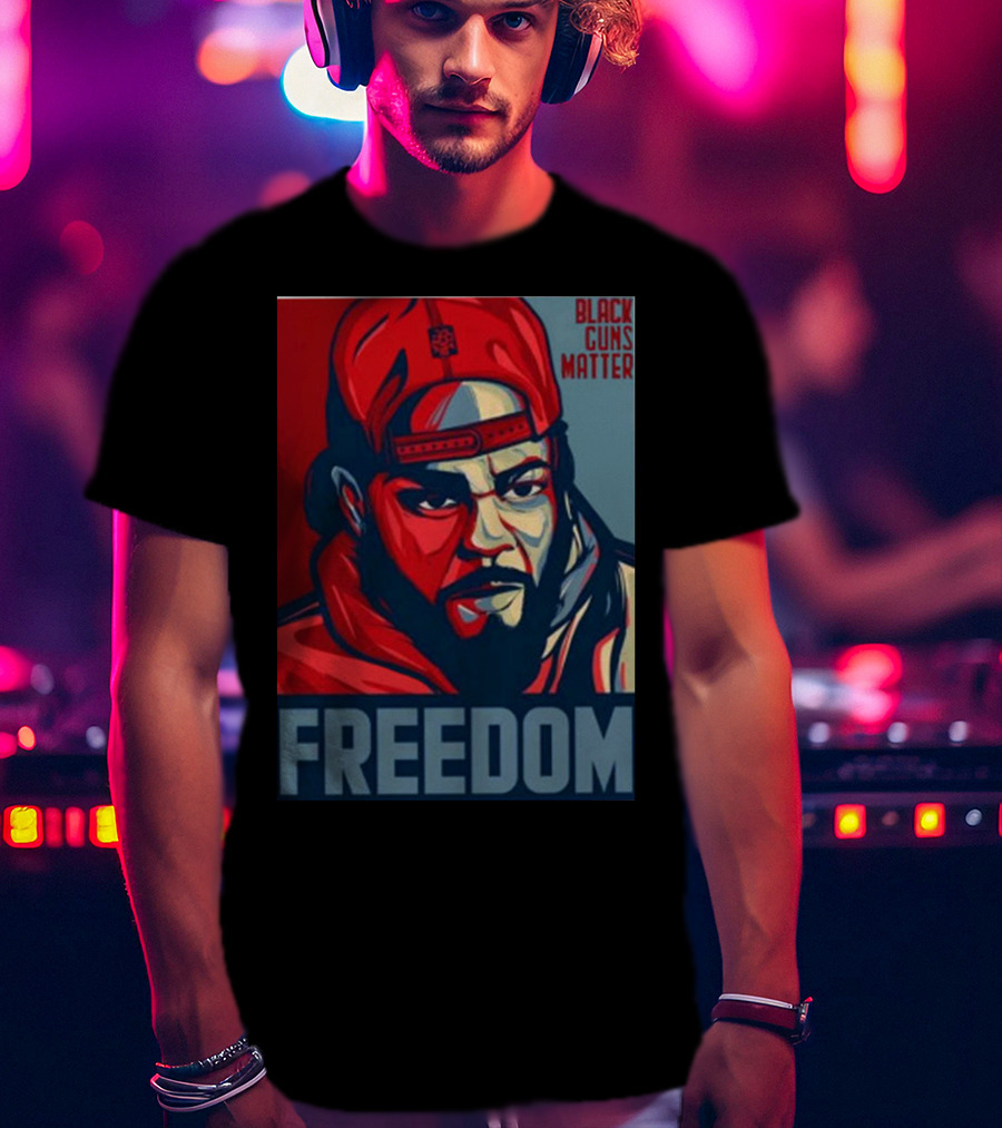 BGM Collectible Black Freedom Black Guns Matter T-Shirt