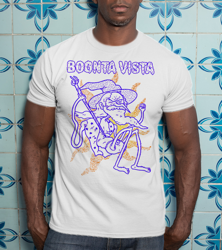 Boonta Vista Wizard With Staff And Hat T-Shirt