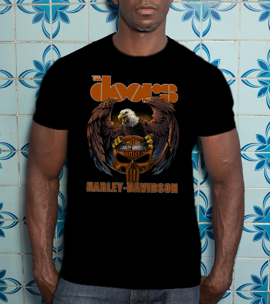 The Doors Harley Davidson Eagle Motorcycles T-Shirt