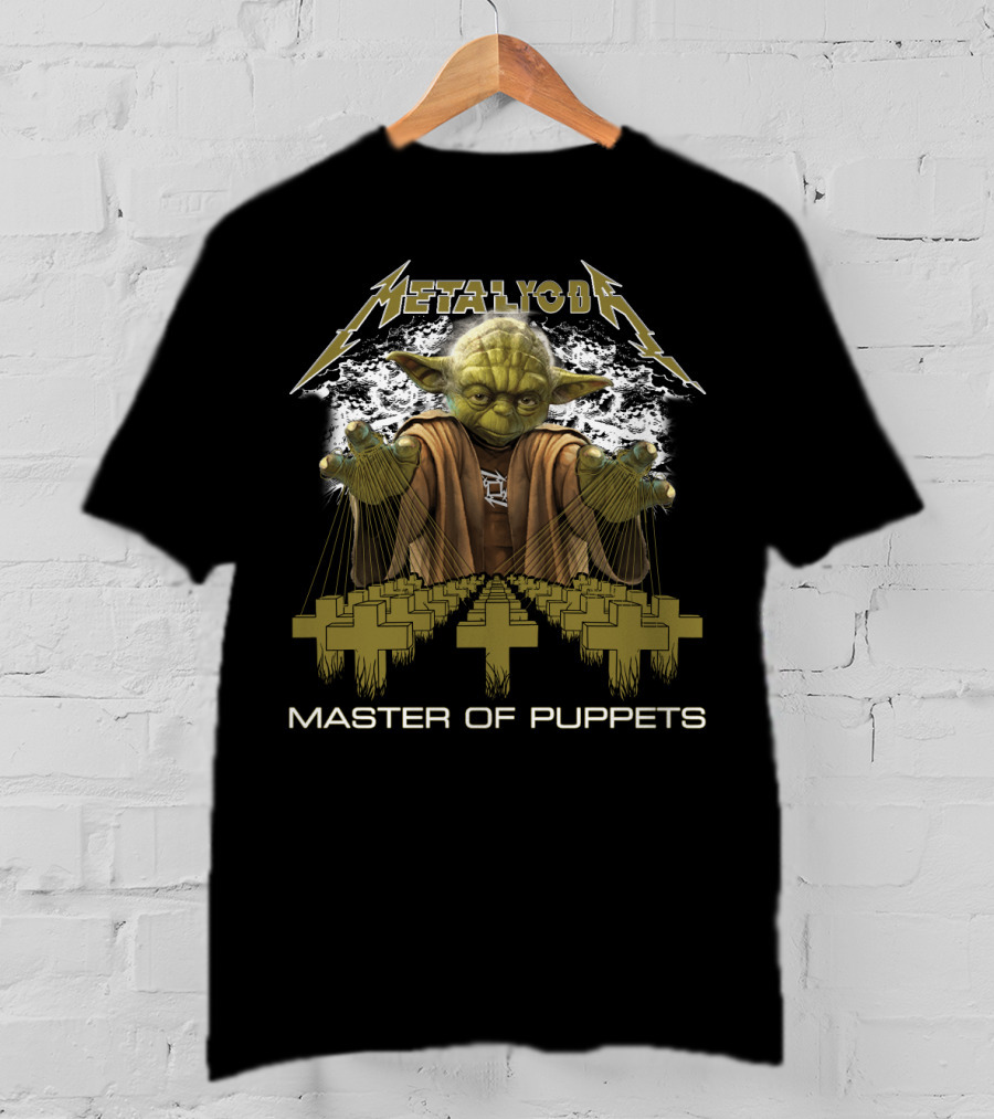 Metal Yoda Master Of Puppets T-Shirt