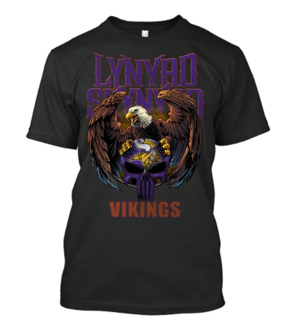 Lynyrd Skynyrd Vikings Eagle Minnesota T-Shirt