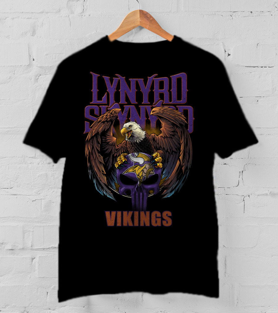 Lynyrd Skynyrd Vikings Eagle Minnesota T-Shirt