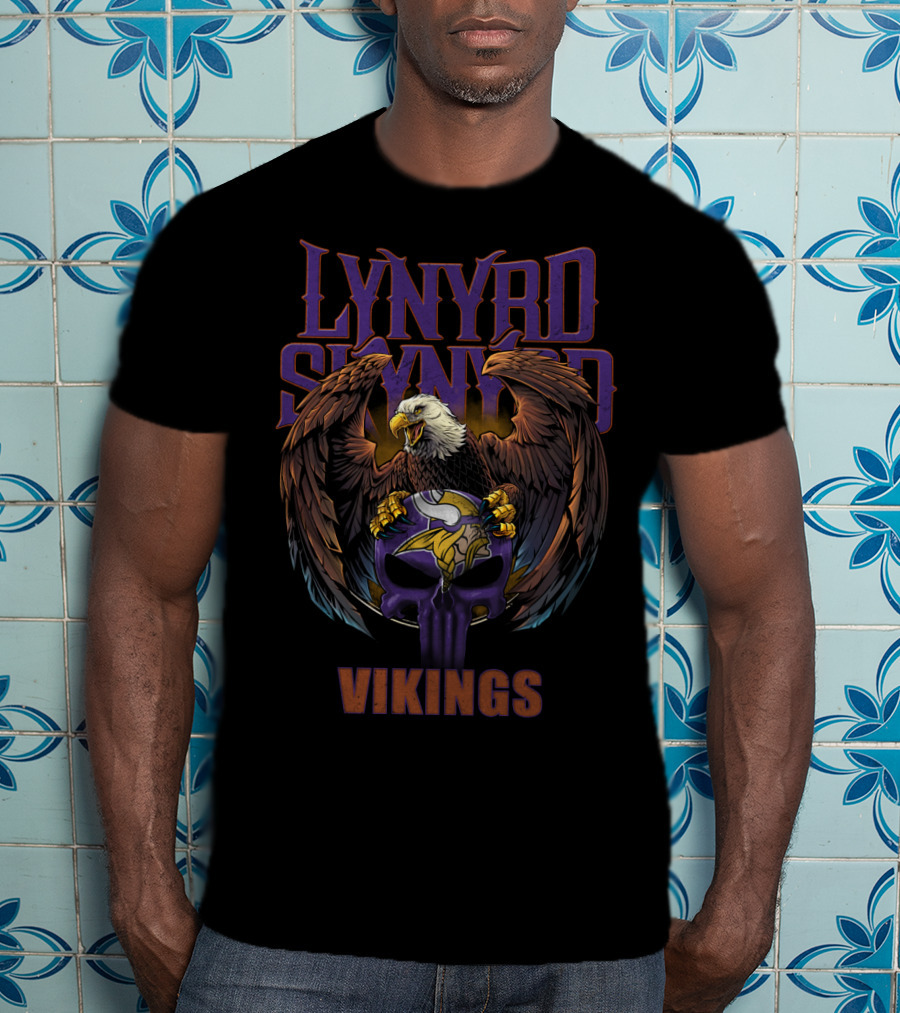 Lynyrd Skynyrd Vikings Eagle Minnesota T-Shirt