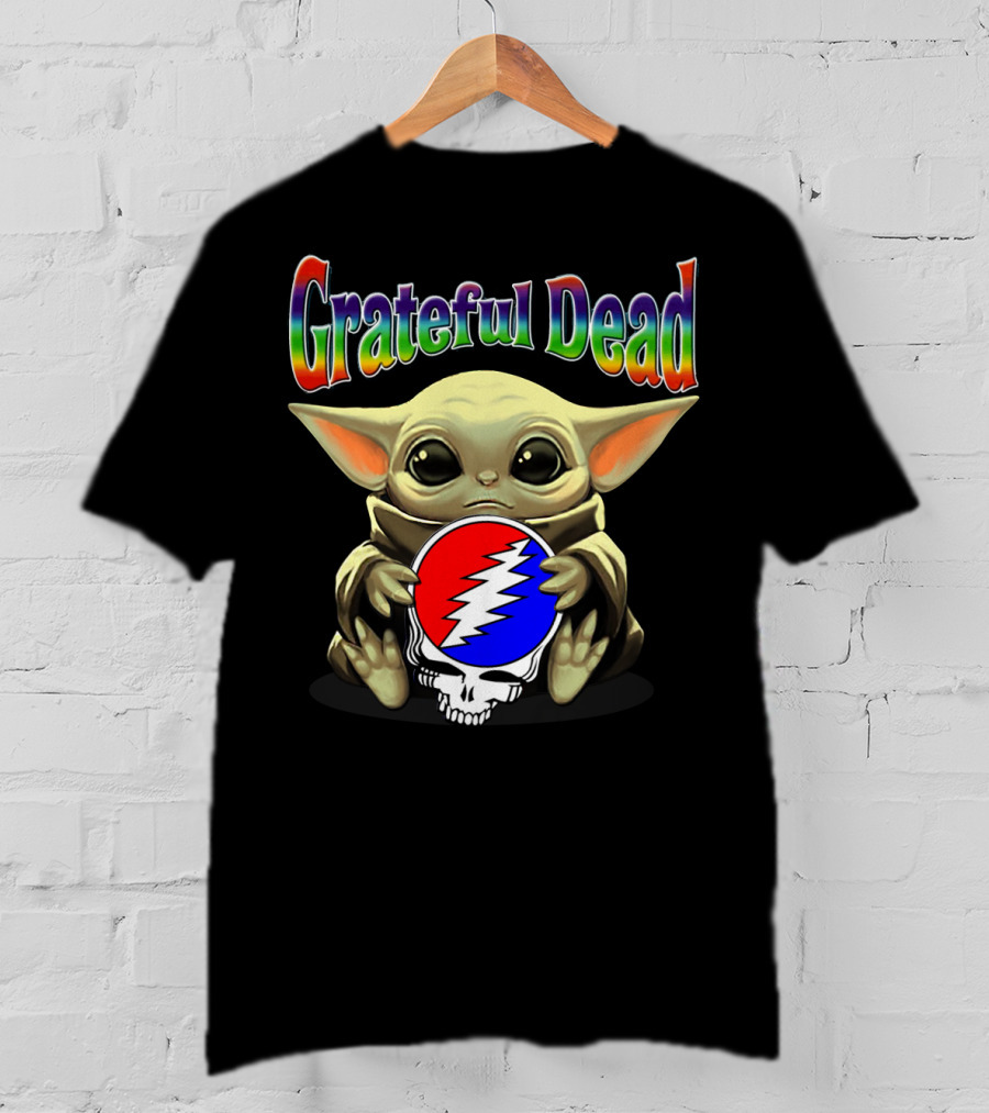 Grateful Dead Baby Yoda Steal Your Face T-Shirt