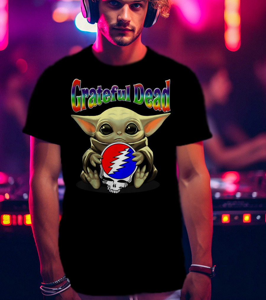 Grateful Dead Baby Yoda Steal Your Face T-Shirt