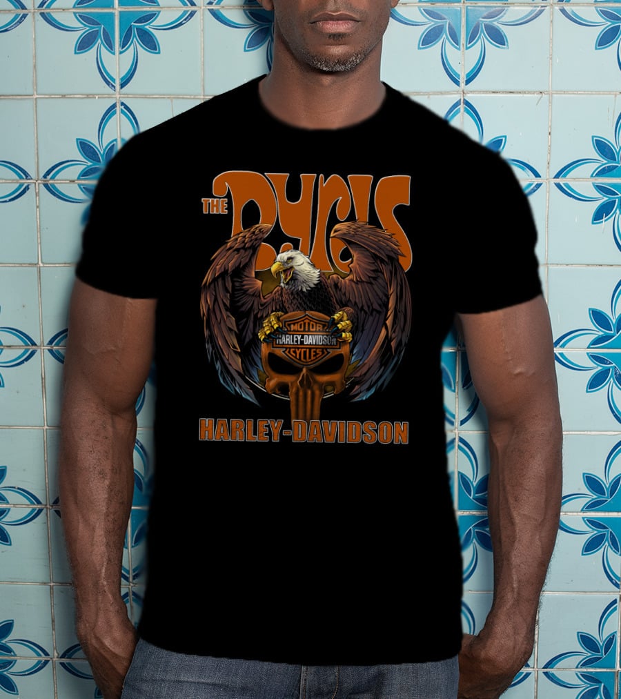 The Byrds Harley Davidson Motorcycles Eagle T-Shirt