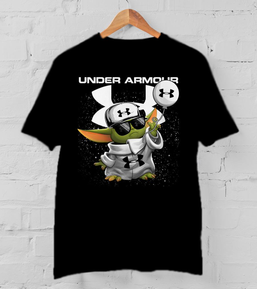 Under Armour Yoda Balloons And Hat T-Shirt