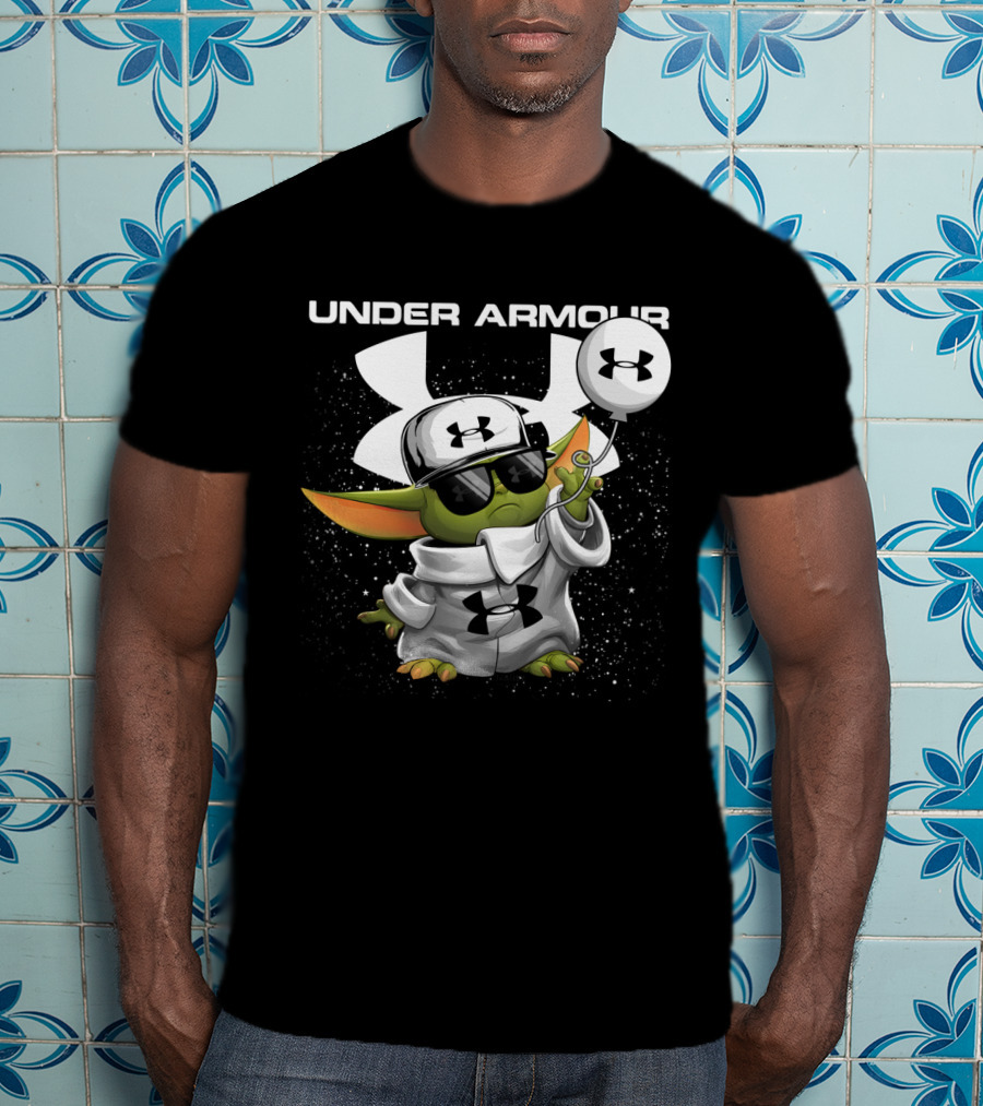 Under Armour Yoda Balloons And Hat T-Shirt