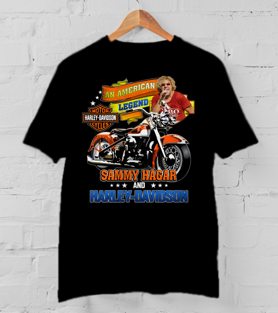 Sammy Hagar And Harley Davidson An American Legend T-Shirt