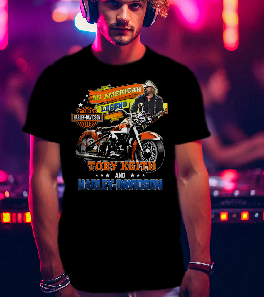 Toby Keith An American Legend Harley Davidson T-Shirt