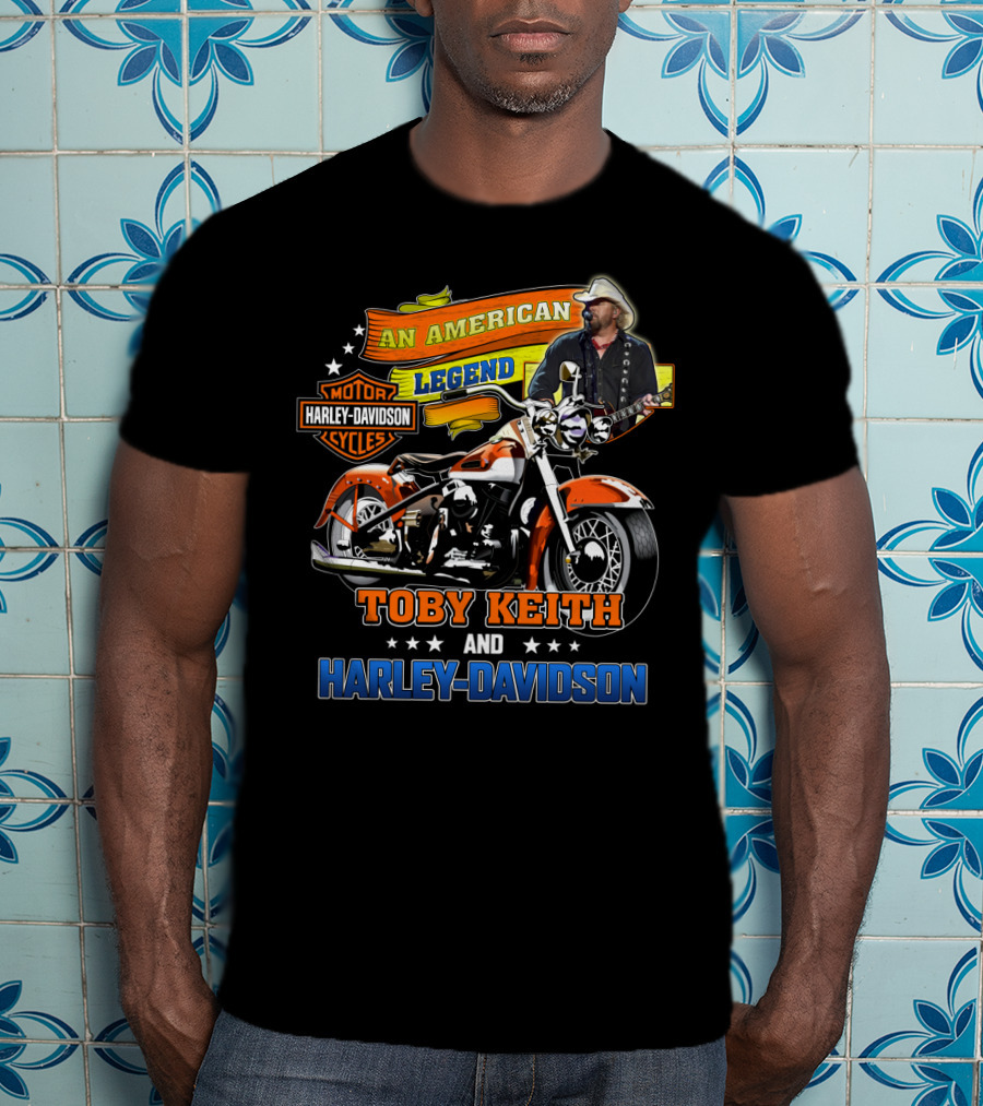 Toby Keith An American Legend Harley Davidson T-Shirt