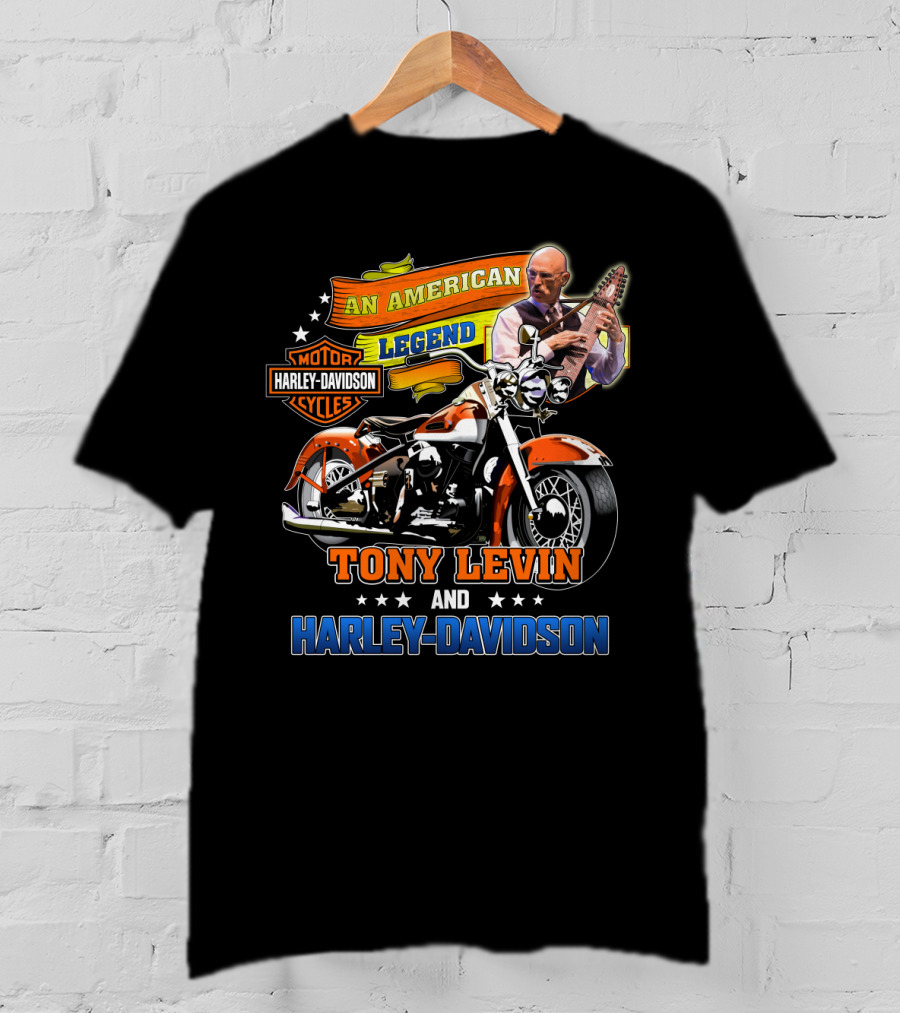 Tony Levin An American Legend Harley Davidson And Motorcycles T-Shirt