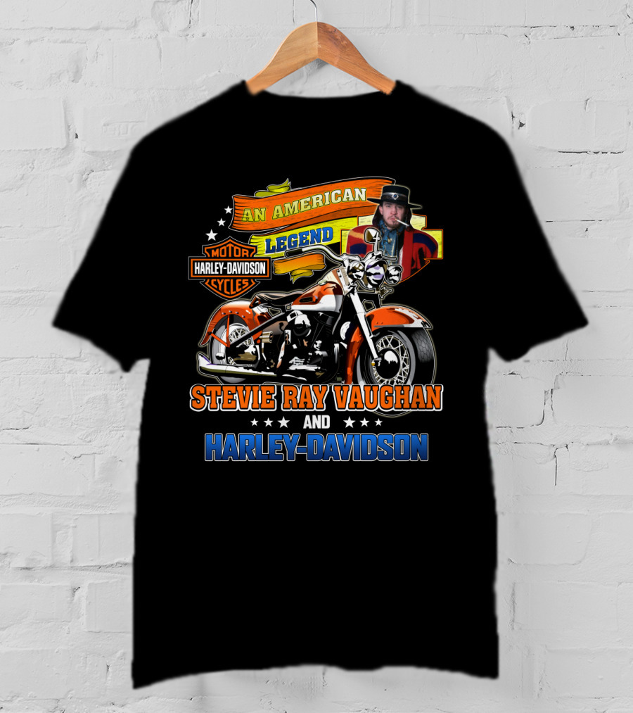 Harley Davidson An American Legend Stevie Ray Vaughan T-Shirt