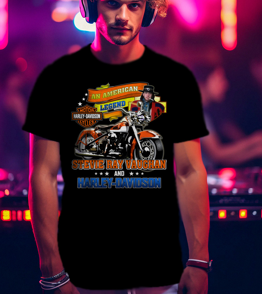 Harley Davidson An American Legend Stevie Ray Vaughan T-Shirt