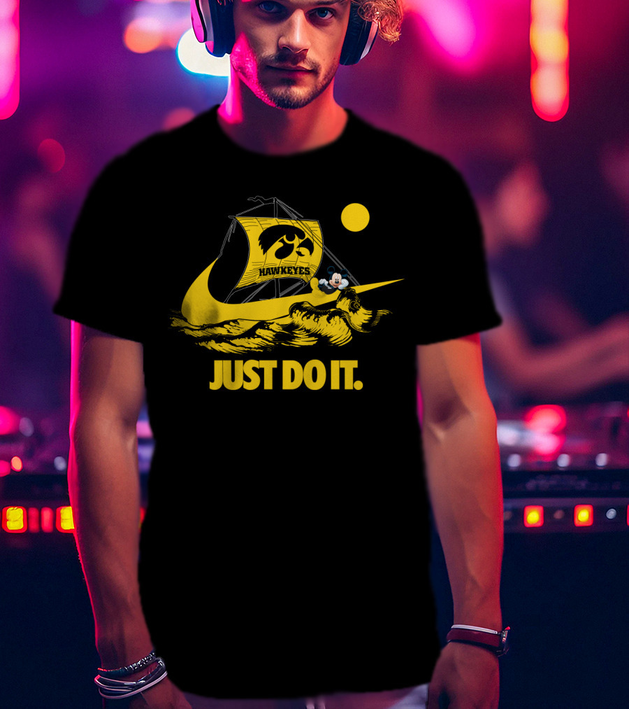 Just Do It Hawkeyes Nike T-Shirt