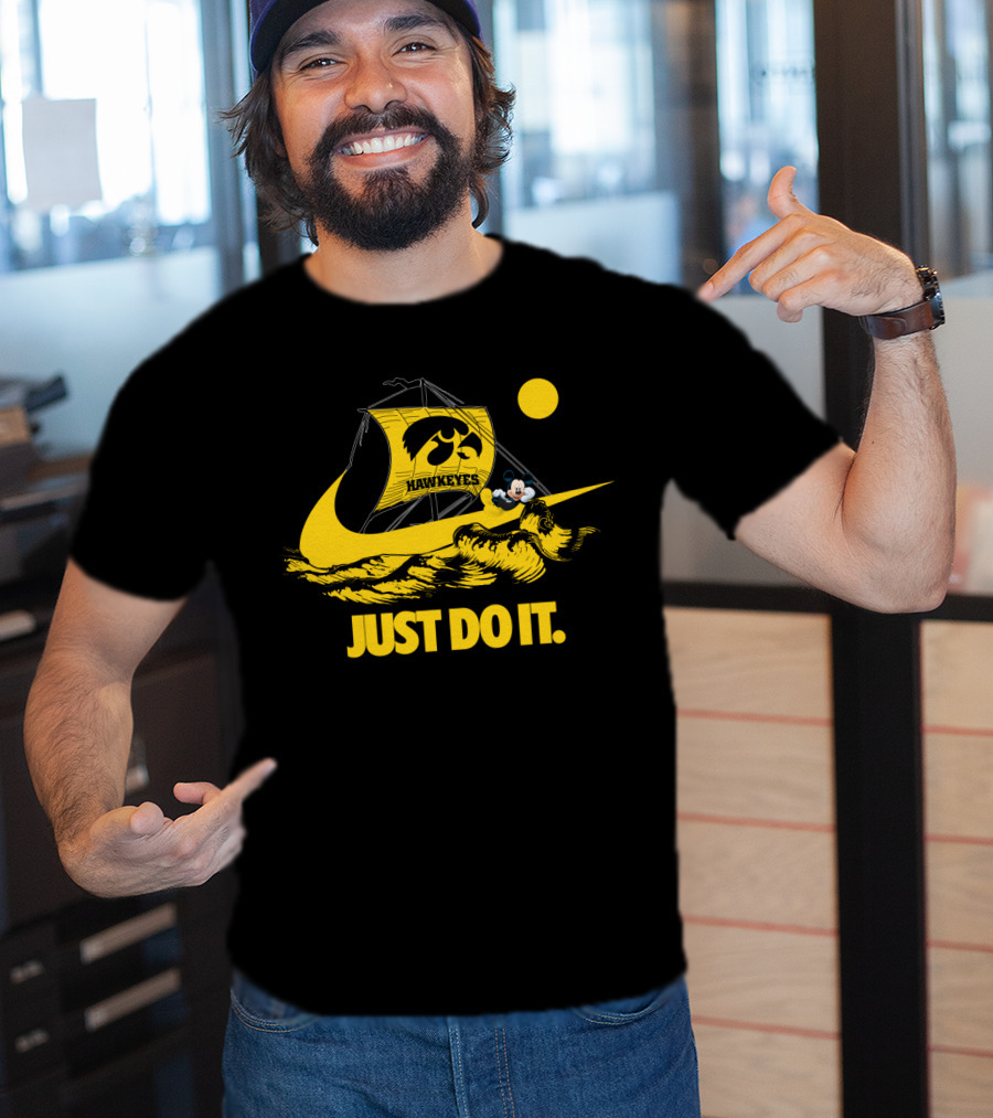 Just Do It Hawkeyes Nike T-Shirt
