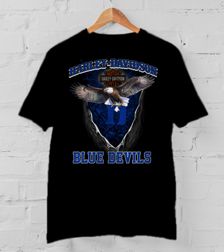 Harley Davidson Motor Harley Davidson Cycles D Blue Devils T-Shirt