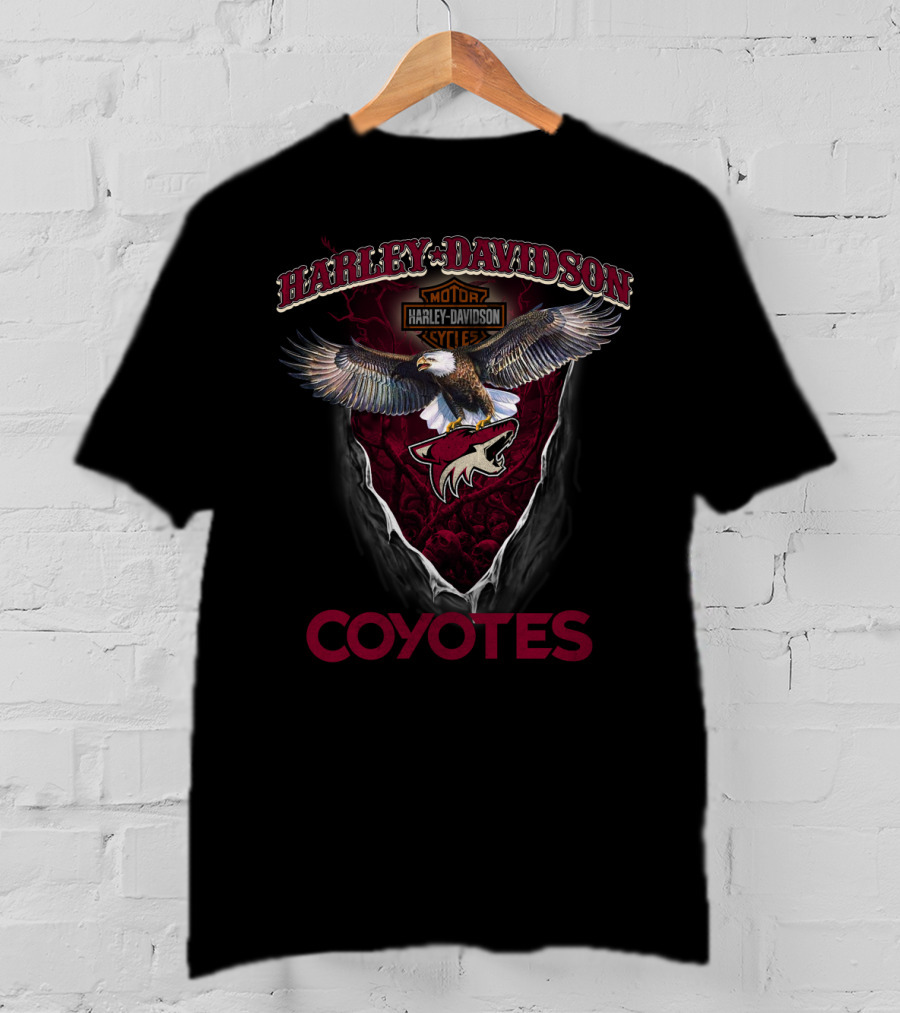 Harley Davidson Motor Cycles Arizona Coyotes T-Shirt