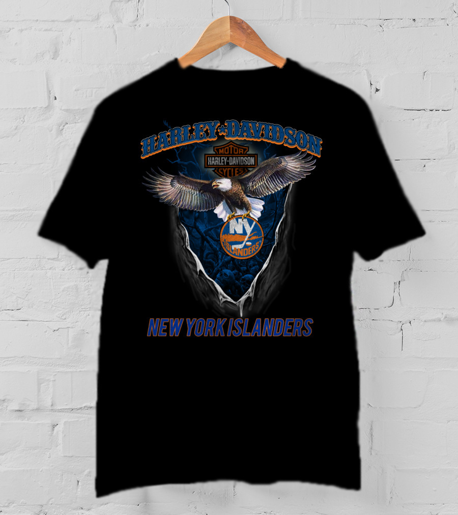 Harley Davidson Motorcycles New York Islanders T-Shirt