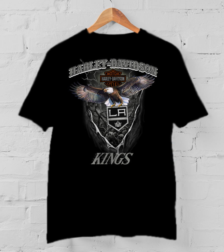 Harley Davidson Motor Cycles La Kings T-Shirt