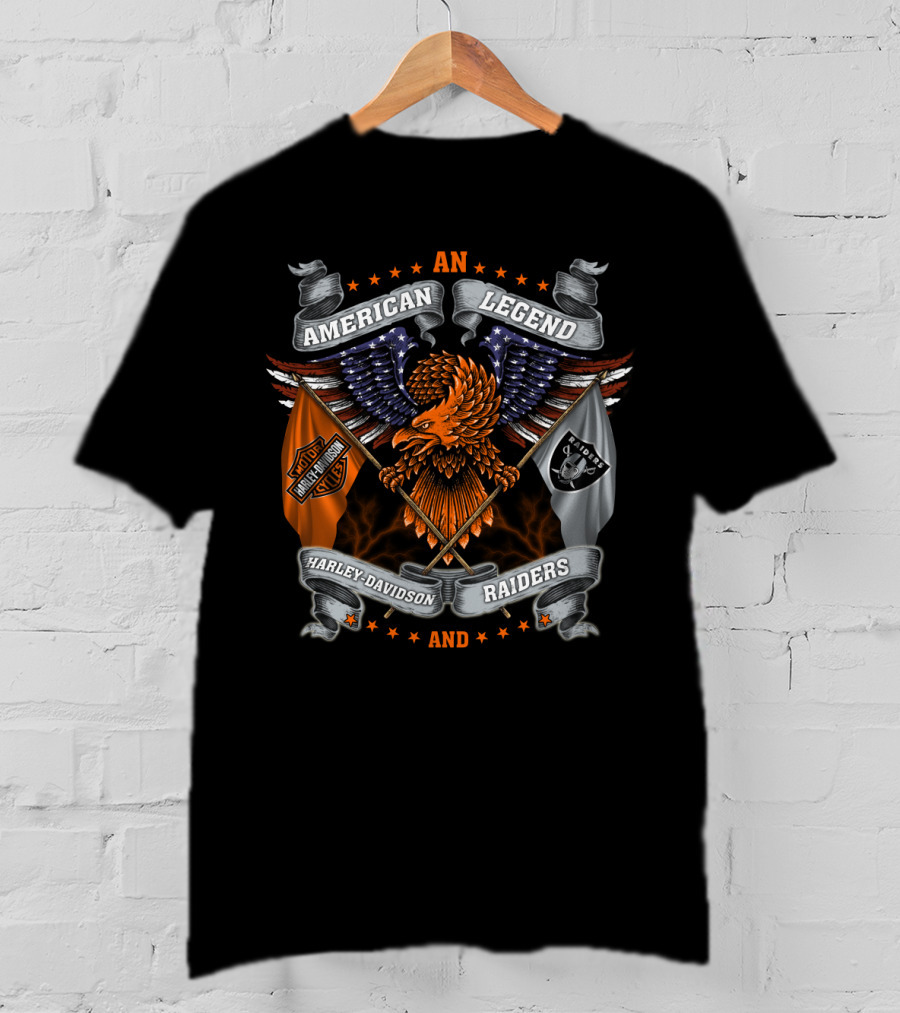 An American Legend Harley Davidson Raiders T-Shirt