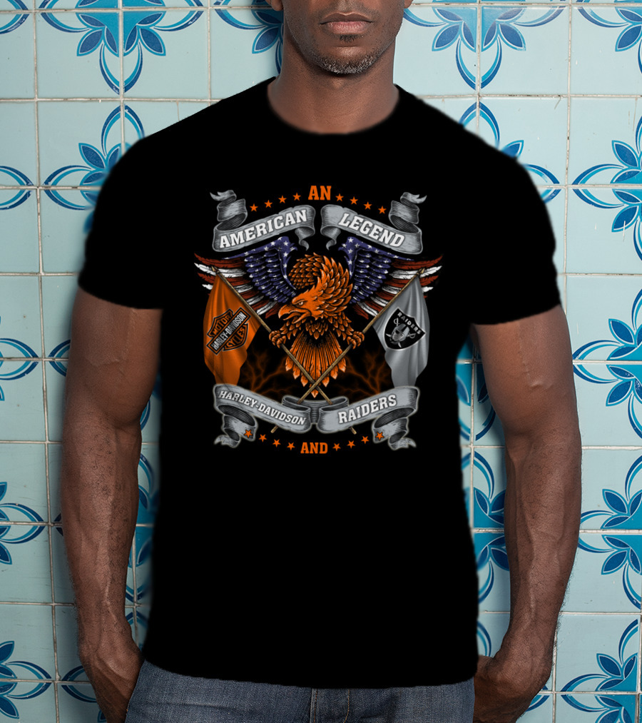 An American Legend Harley Davidson Raiders T-Shirt