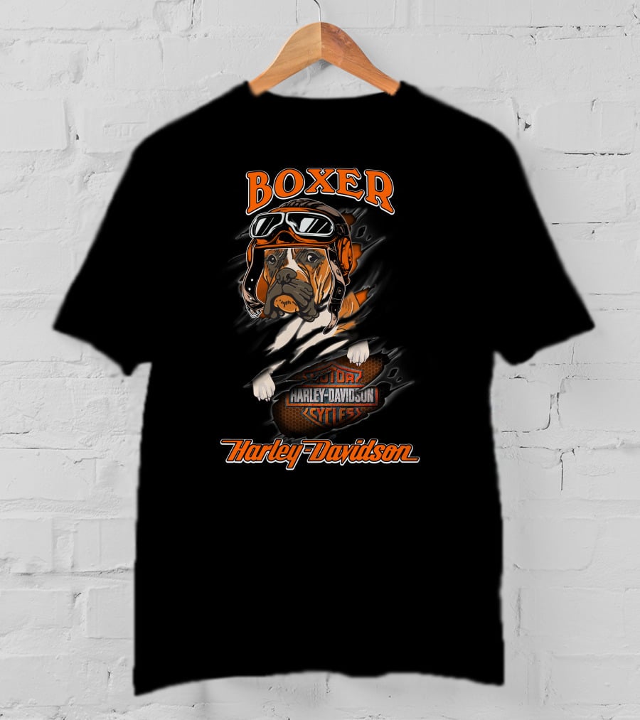 Boxer Harley Davidson Cycles Major T-Shirt