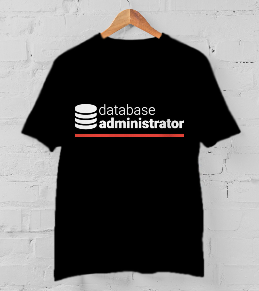 Database Administrator Iconic Stack T-Shirt