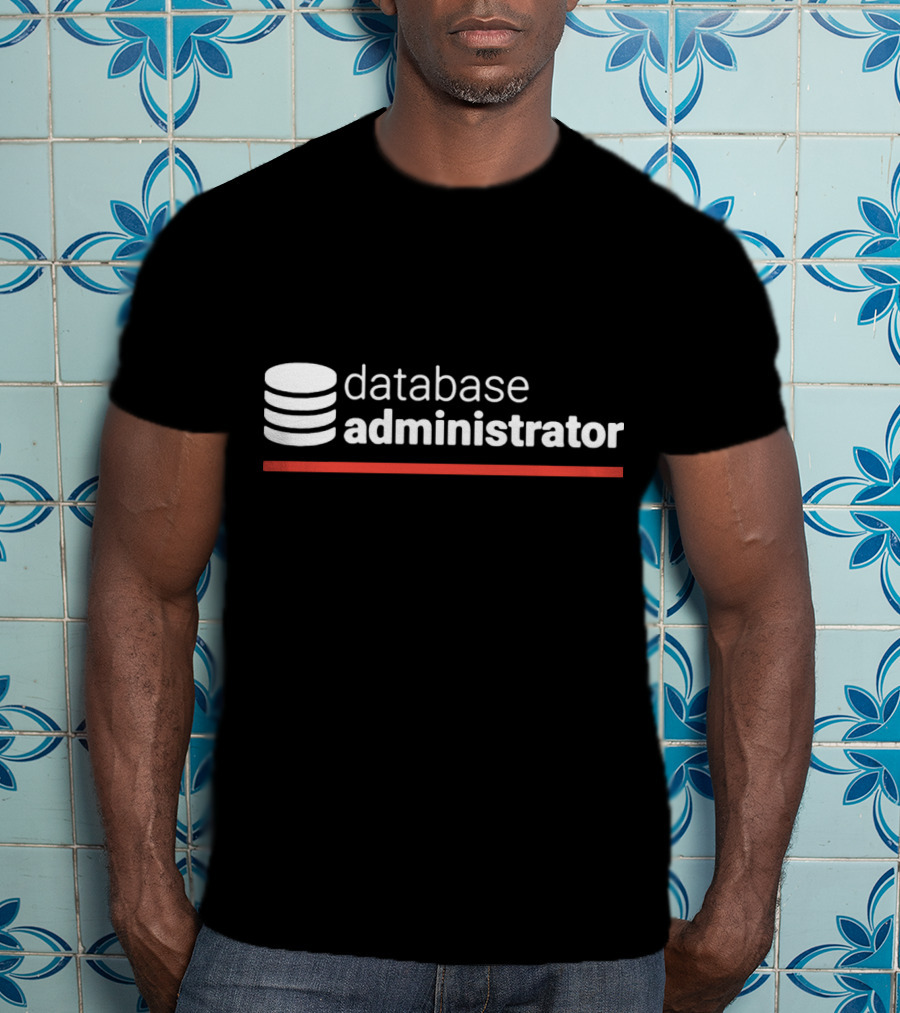 Database Administrator Iconic Stack T-Shirt