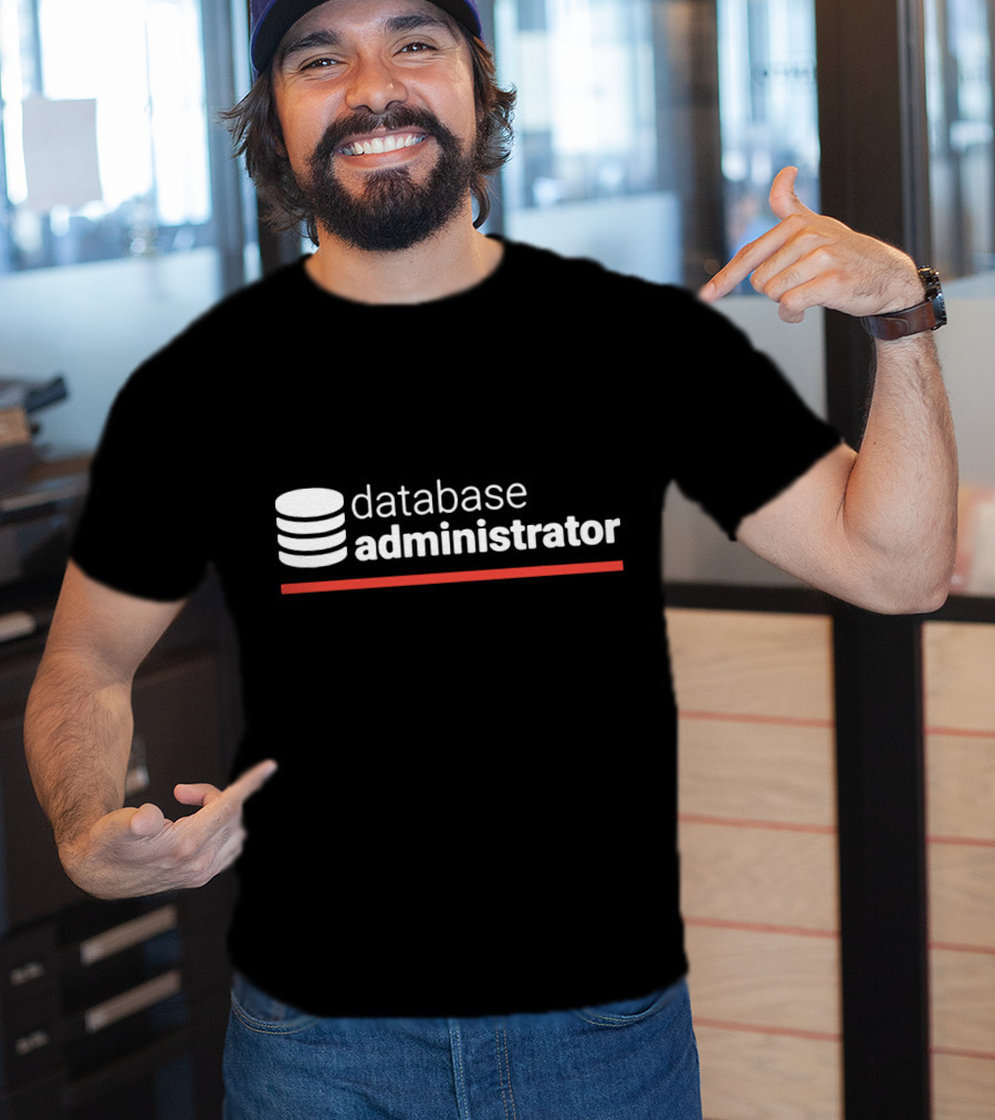 Database Administrator Iconic Stack T-Shirt
