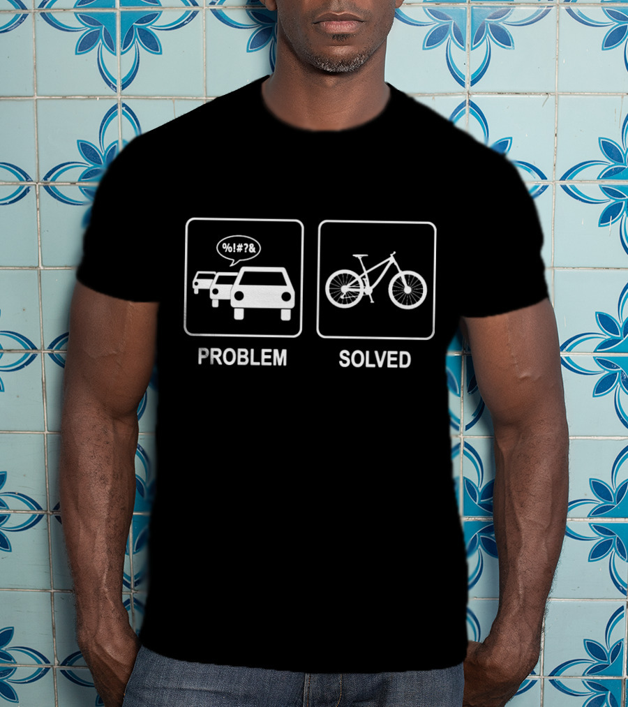 Problem Solved Bicycle Traffic Solution T-Shirt