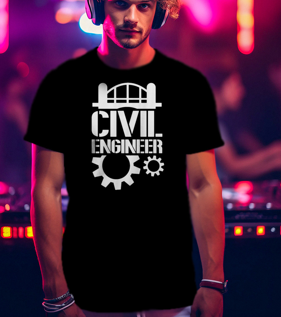 Civil Engineer Bridge Gear T-Shirt
