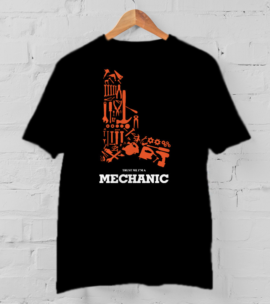 Trust Me I'm A Mechanic Tools Icons T-Shirt