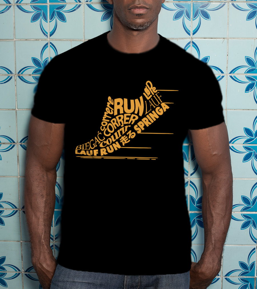 Worldwide Run Funny Running Lauf Correr Springa Corret Lepe T-Shirt