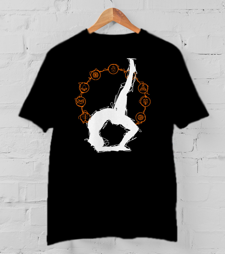 Yoga Meditation Workout Fitness Chakra Pose T-Shirt