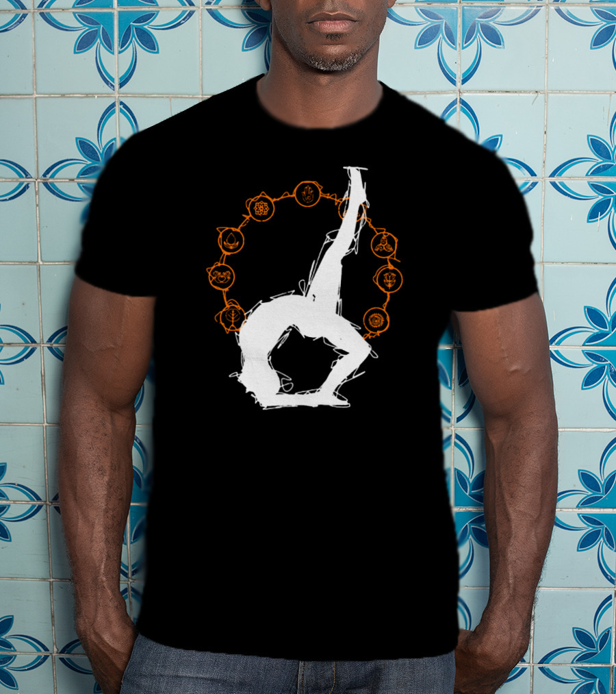 Yoga Meditation Workout Fitness Chakra Pose T-Shirt