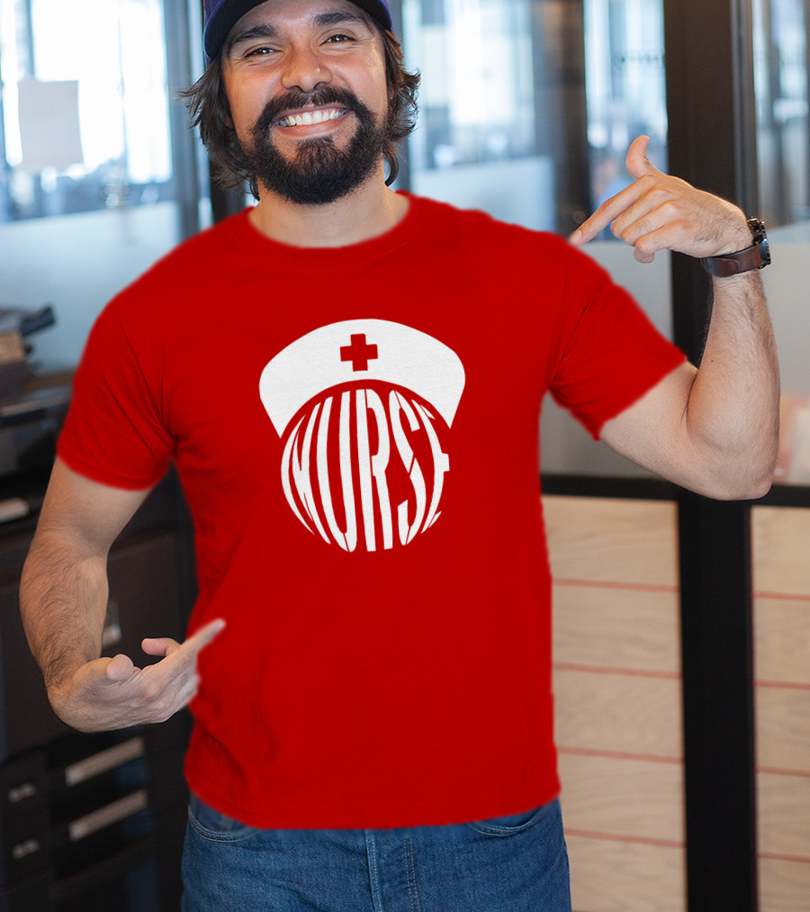 Nurse Hat With Text T-Shirt