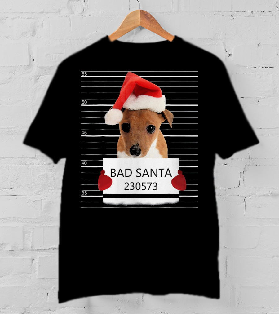 Bad Santa Jack Russell Mugshot 230573 T-Shirt