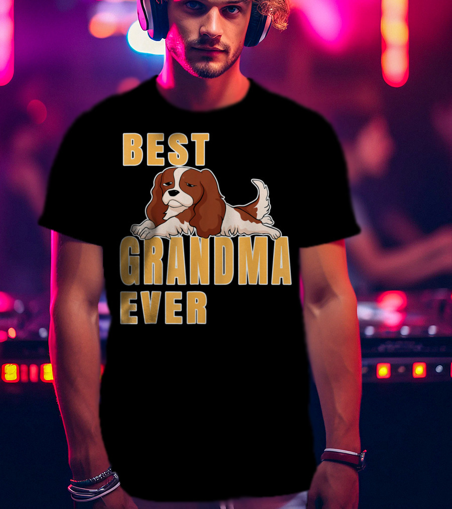 Best Cavalier King Charles Spaniel Grandma Ever T-Shirt