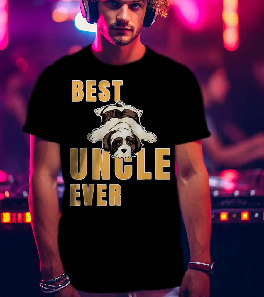 Best Shih Tzu Uncle Ever Dog T-Shirt
