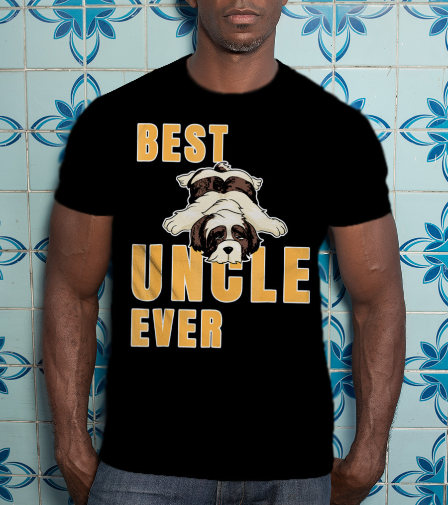 Best Shih Tzu Uncle Ever Dog T-Shirt