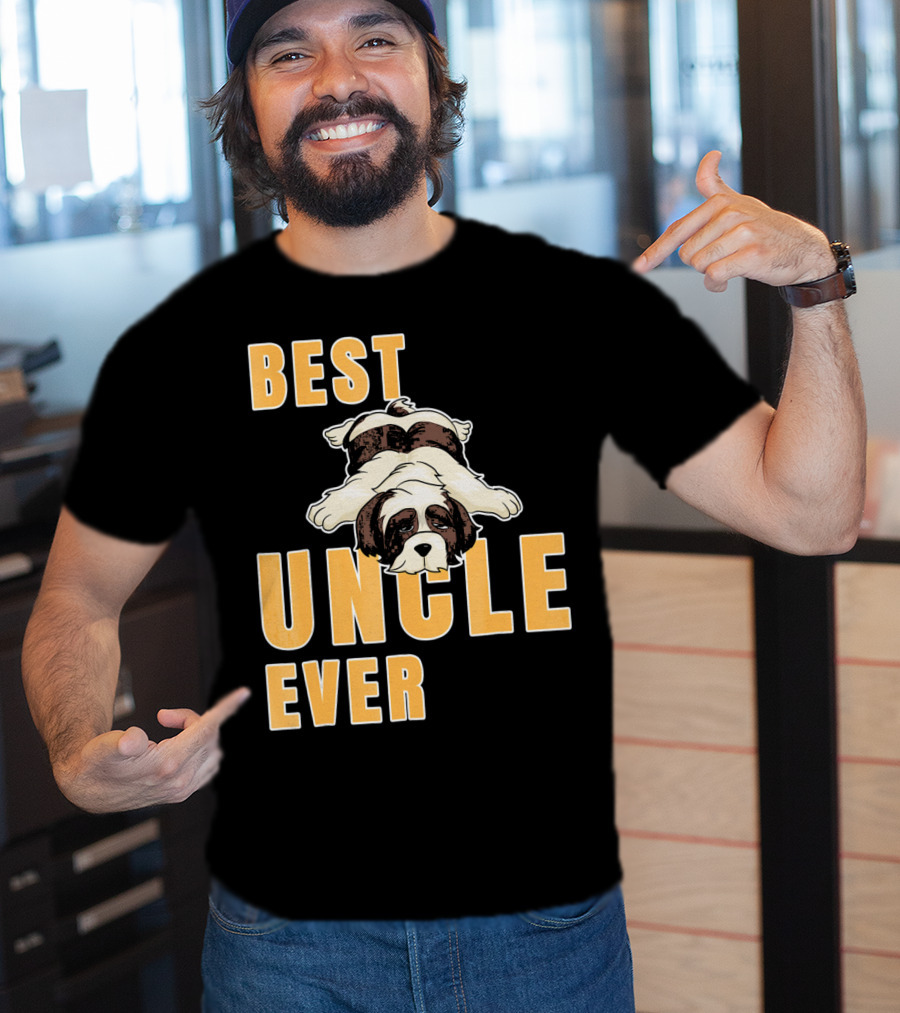 Best Shih Tzu Uncle Ever Dog T-Shirt