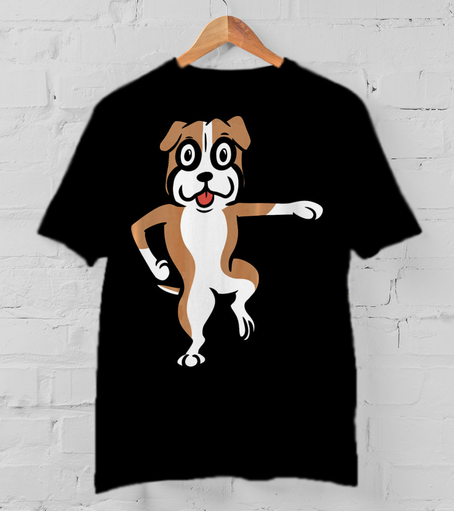 Boxer Dog Funny Dance Move Best Mates T-Shirt